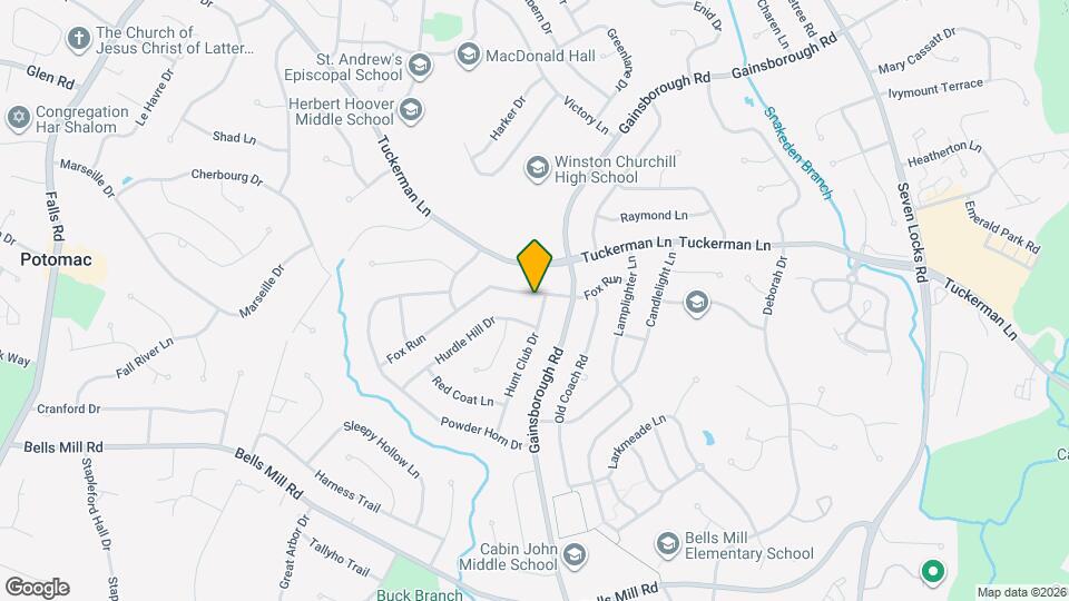 8416 Fox Run Map and Location Details