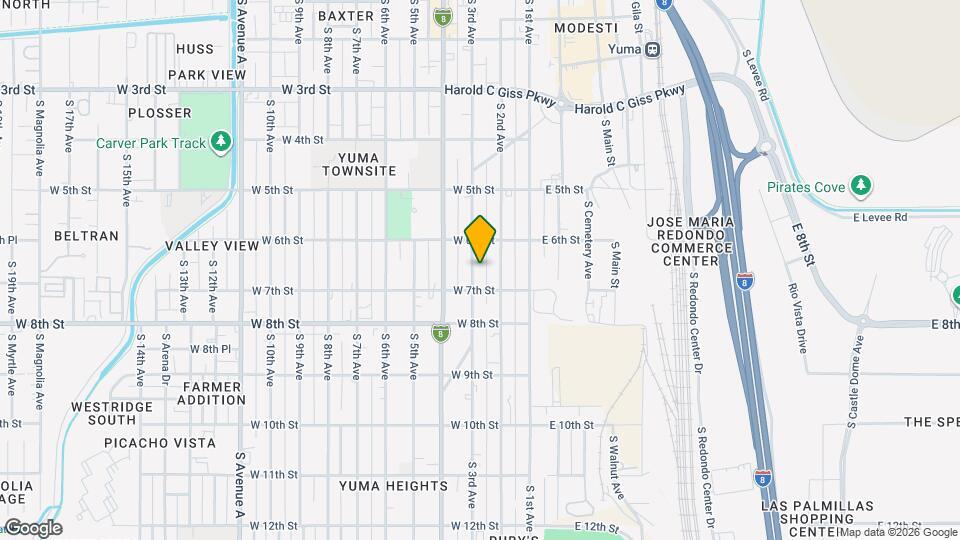 661 S Orange Ave Map and Location Details