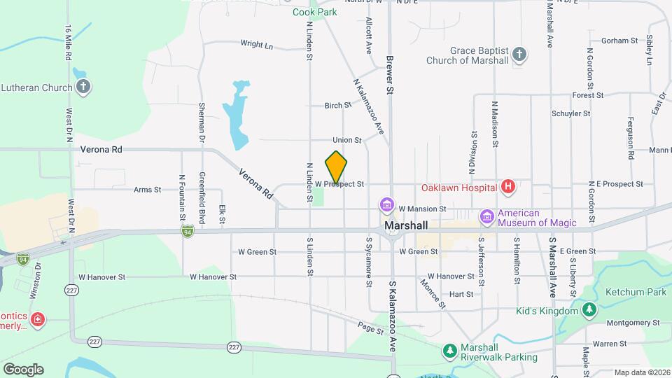 607 W Prospect St, Unit A Mapa y Detalles de la Ubicación
