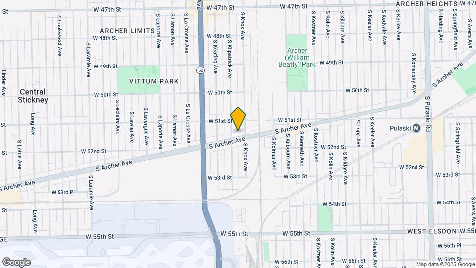 5310 S Archer Ave Map and Location Details