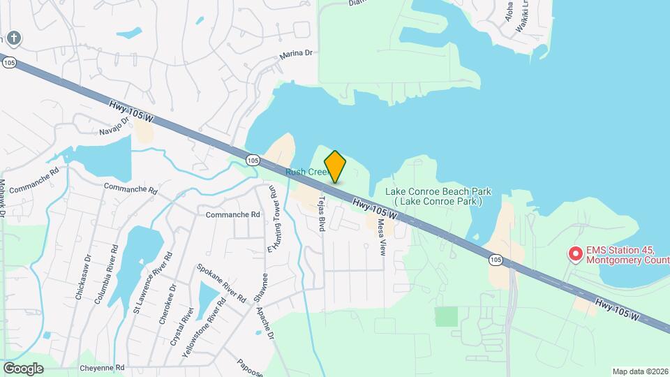 15310 TX-105 Map and Location Details