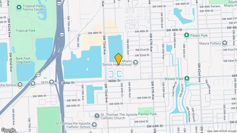 7018 SW 53rd Ln Map and Location Details