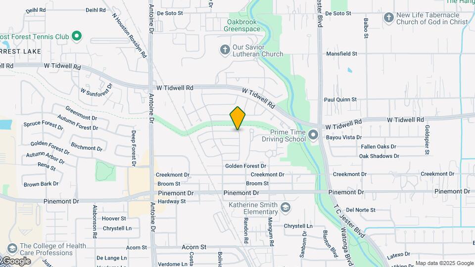 5003 Spring Forest Dr Map and Location Details