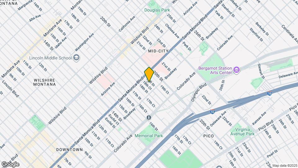 1434 19th St Map and Location Details