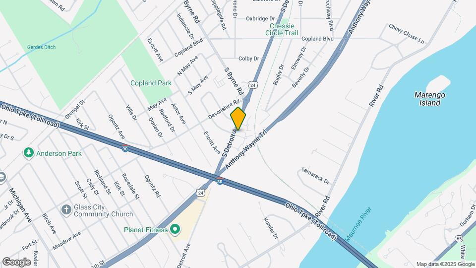 4621 S Detroit Ave Map and Location Details