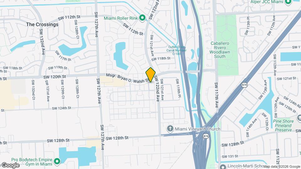12141 SW 122nd Path Map and Location Details