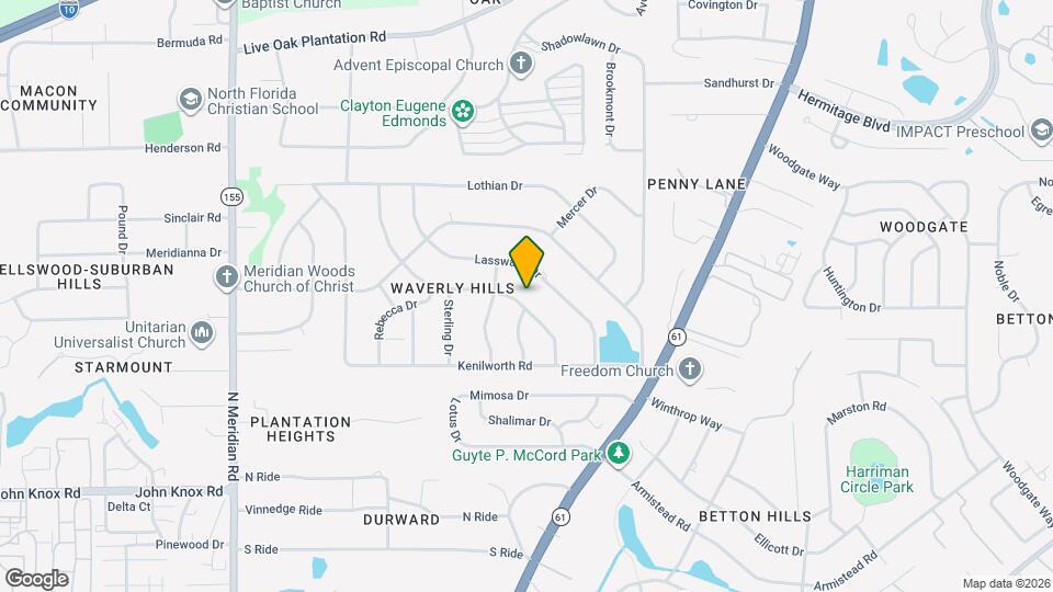 1006 Ivanhoe Rd Map and Location Details