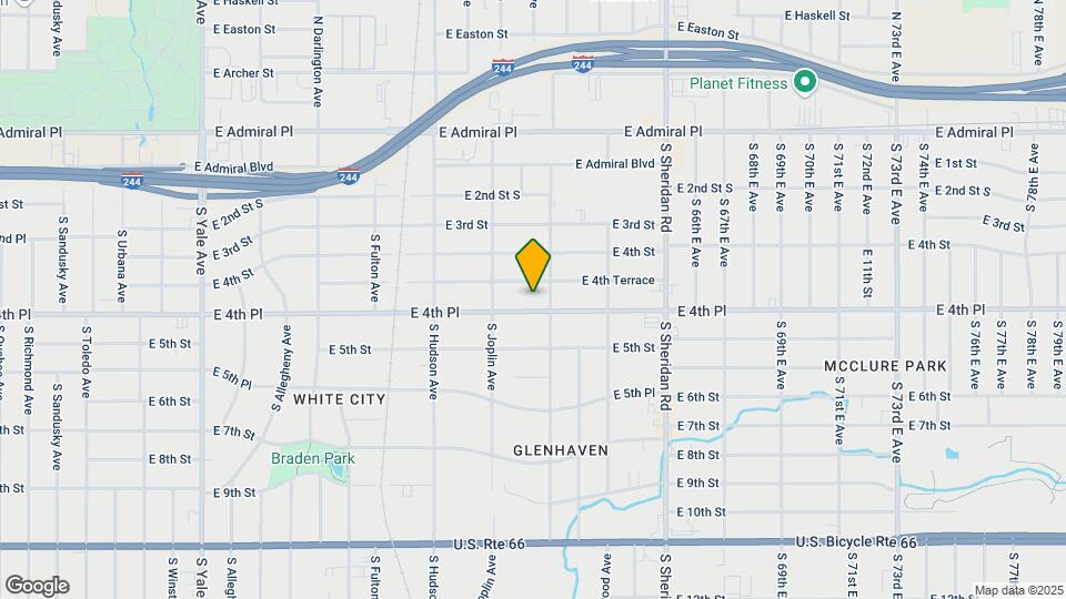 5933 E 4th Pl Map and Location Details