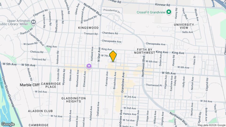 1485-1491-1491 W 6th Ave Mapa y Detalles de la Ubicación