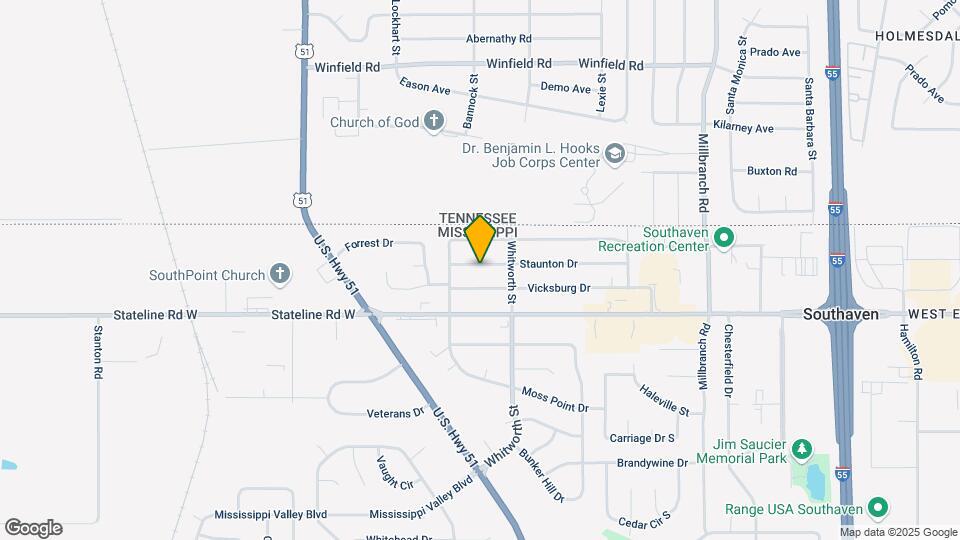 1555 Staunton Dr Map and Location Details