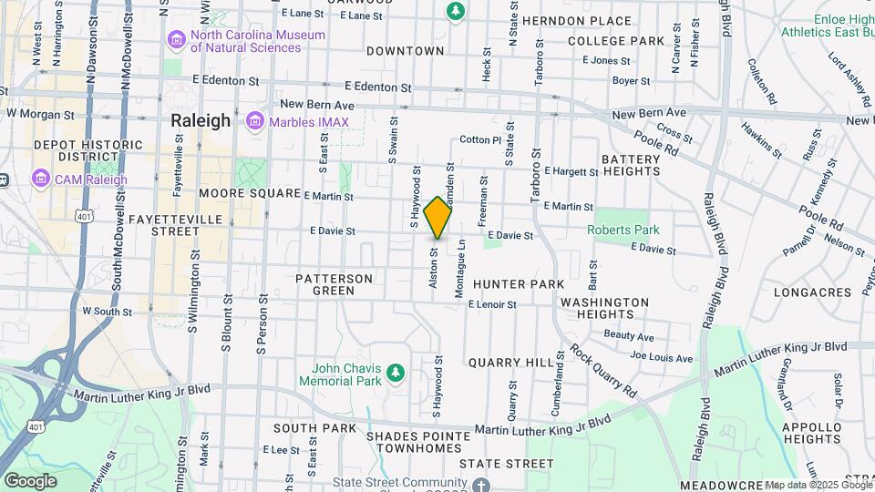409 Alston St Map and Location Details