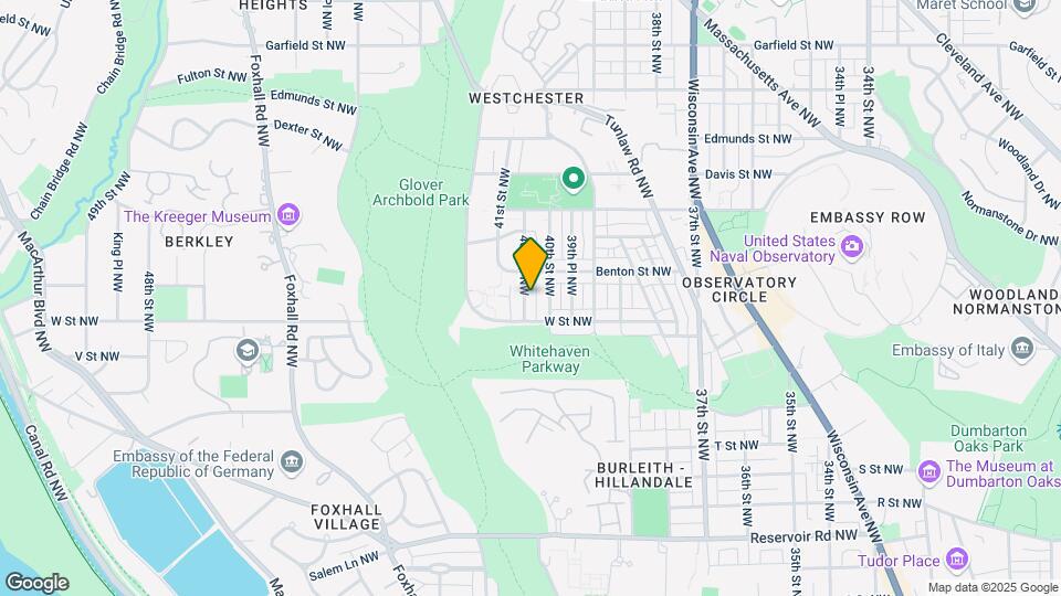 2221 40th Pl NW Map and Location Details