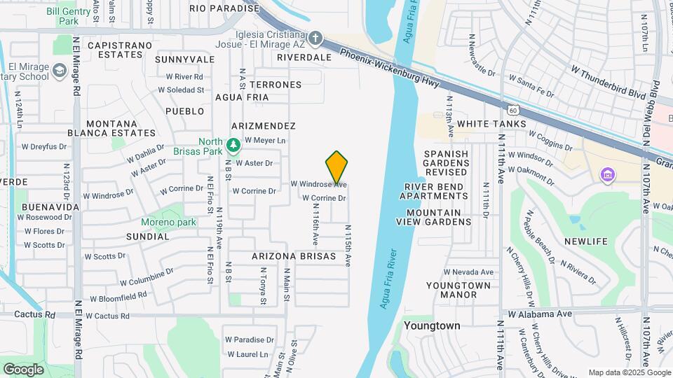 11519 W Windrose Ave Map and Location Details