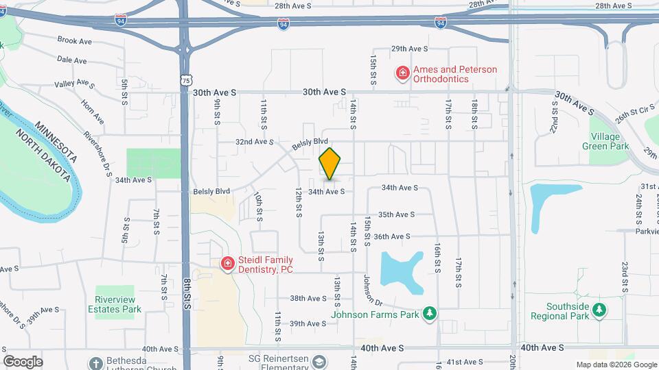 1310 34th Ave S Map and Location Details