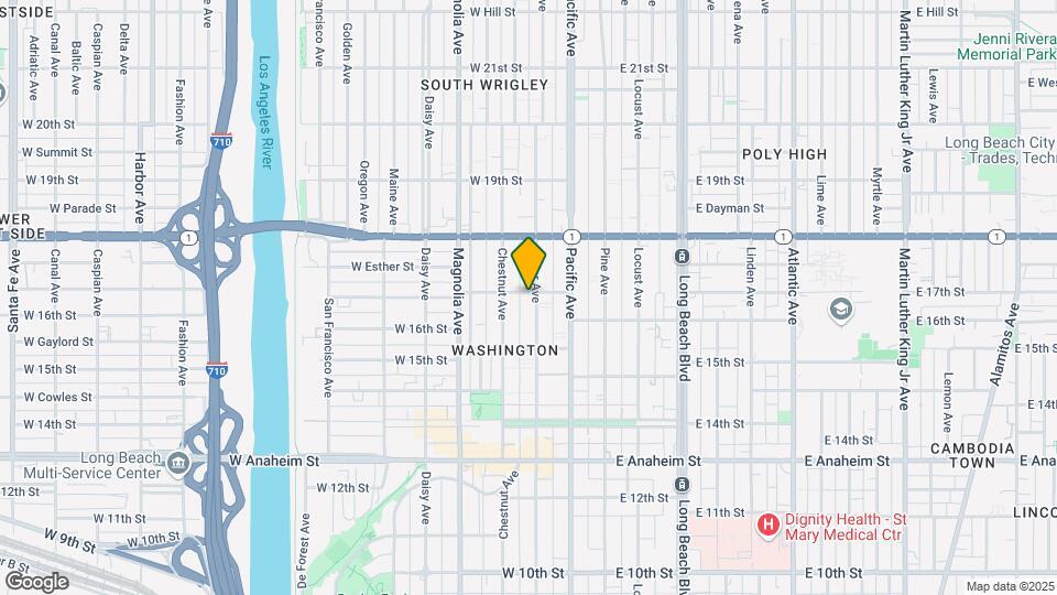 1643 Cedar Ave Mapa y Detalles de la Ubicación