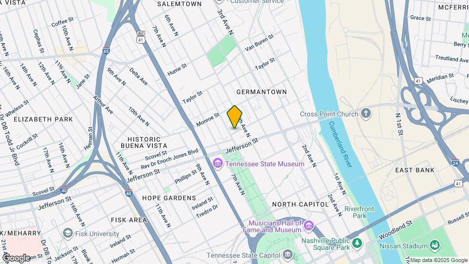 510 Madison St Map and Location Details