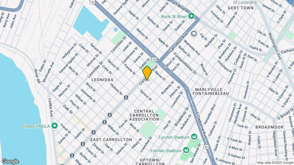 8013 Panola St Map and Location Details