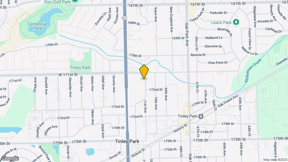 Tinley Park Condo Map and Location Details