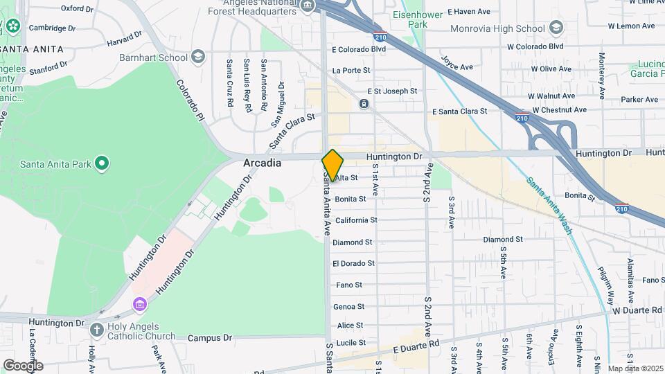 112-114 S Santa Anita Ave Map and Location Details