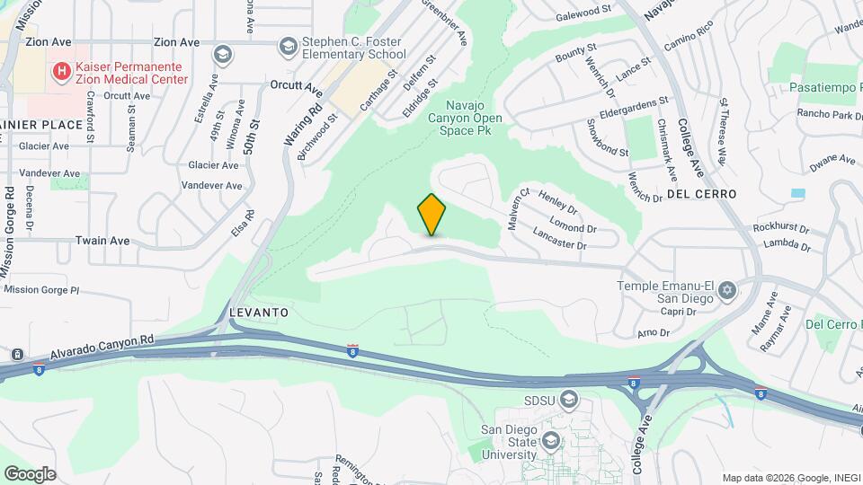 5640 Del Cerro Blvd Map and Location Details