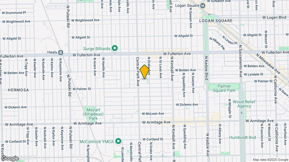 3561 W Lyndale St Map and Location Details