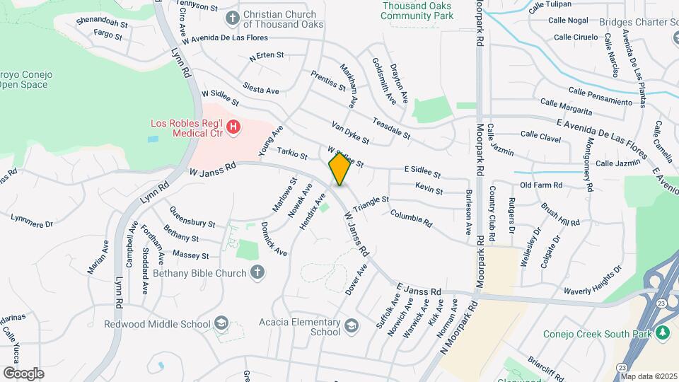 121 W Janss Rd, Unit ADU Mapa y Detalles de la Ubicación