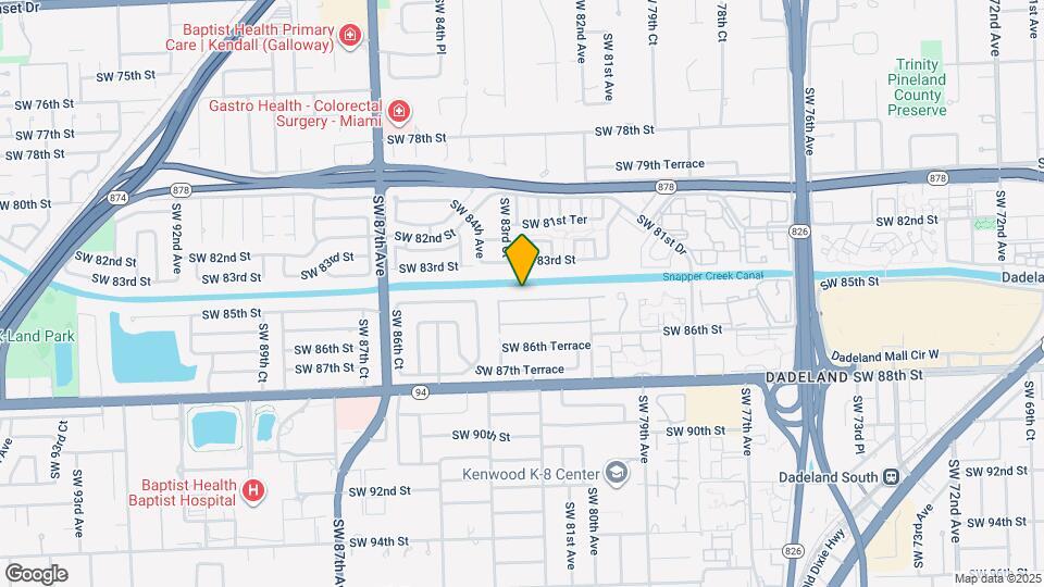 8317 SW 84th Terrace Map and Location Details