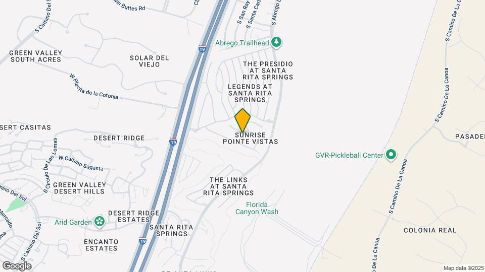 316 W Sunrise Vista Dr Mapa y Detalles de la Ubicación