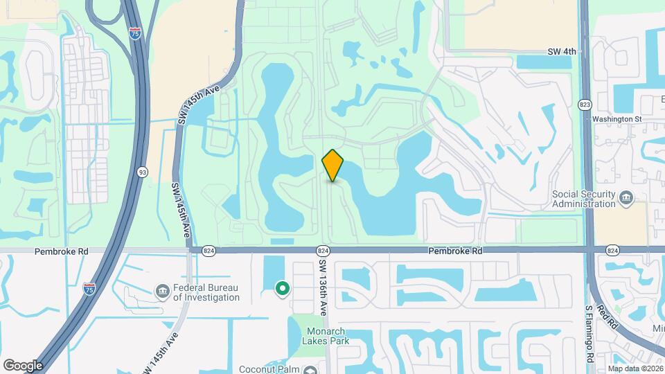 1301 SW 135th Terrace Map and Location Details