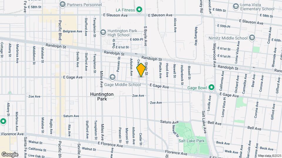 6364 Cedar St Mapa y Detalles de la Ubicación