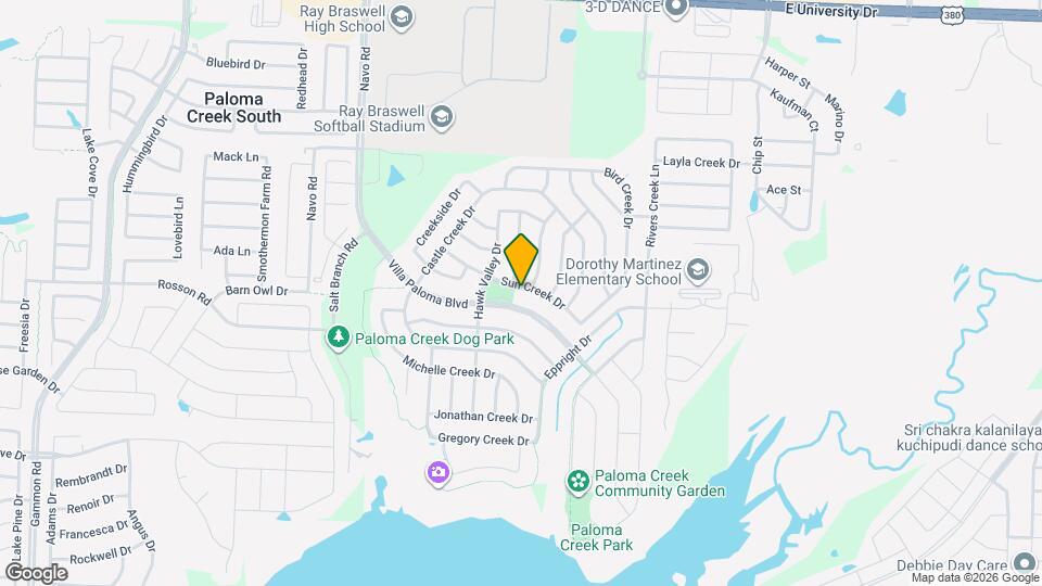 2404 Sun Creek Dr Map and Location Details