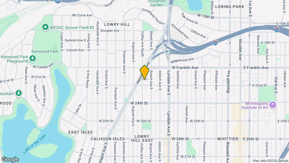 2117 Colfax Mapa y Detalles de la Ubicación