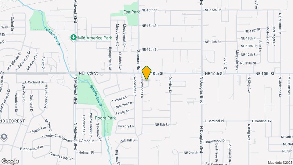 4009 Locust Dr Map and Location Details