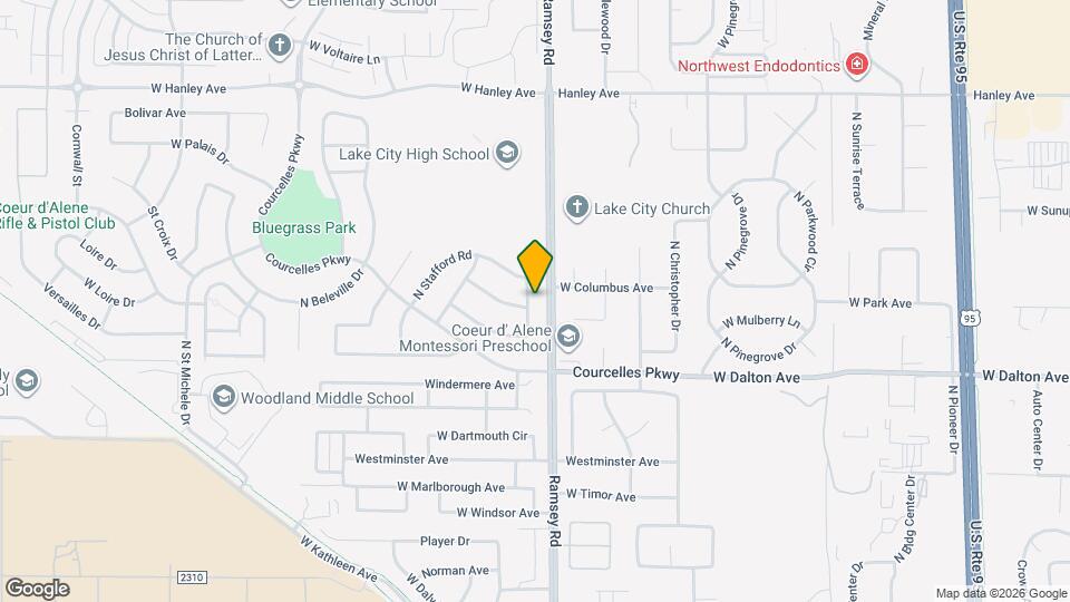 5810 N Loraine St Map and Location Details