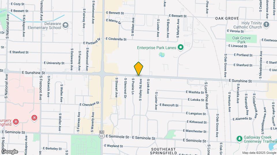 1805 S Valley Rd Ave Map and Location Details