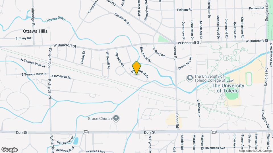 3544 Edgevale Rd Map and Location Details