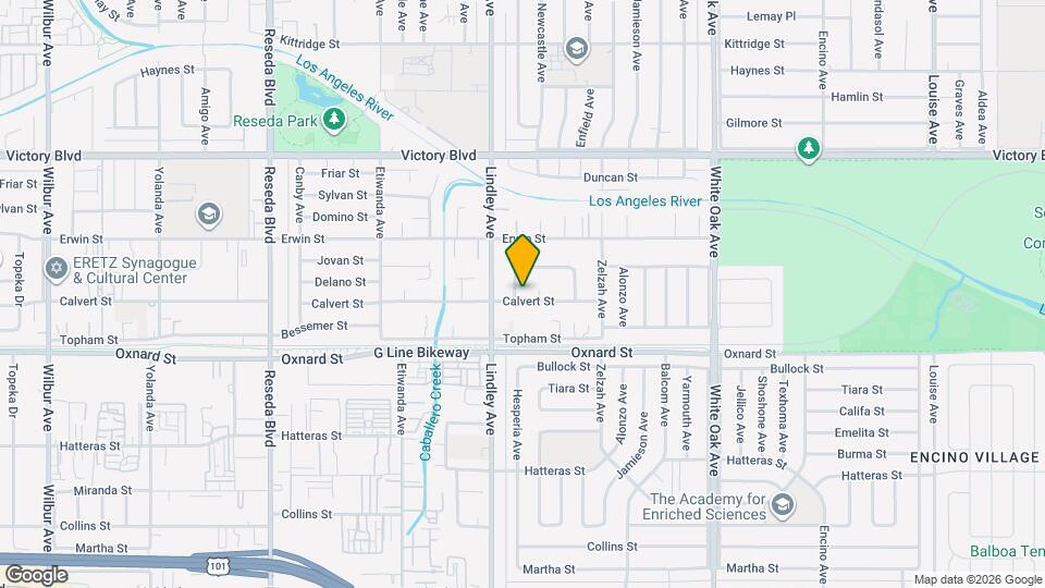 6206 Hesperia Ave Map and Location Details