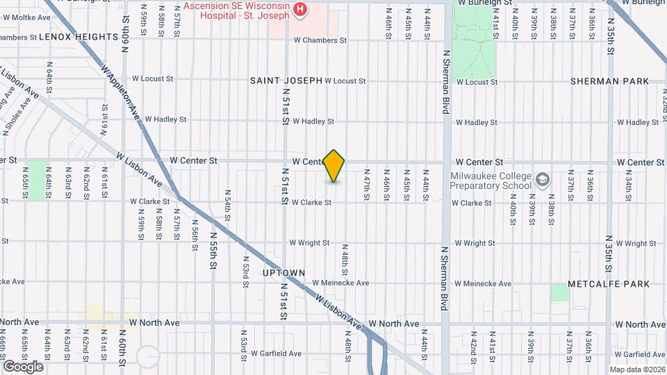 2628 N 49th St Map and Location Details