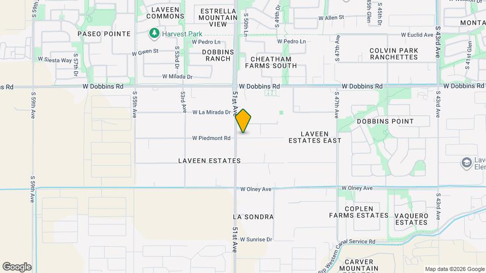 9427 S 51st Dr Map and Location Details