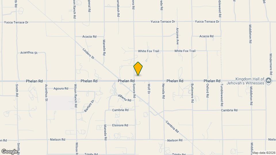 6906 Phelan Rd Mapa y Detalles de la Ubicación