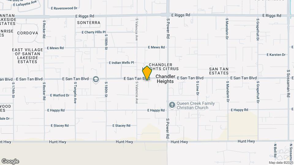 18231 E San Tan Blvd Map and Location Details
