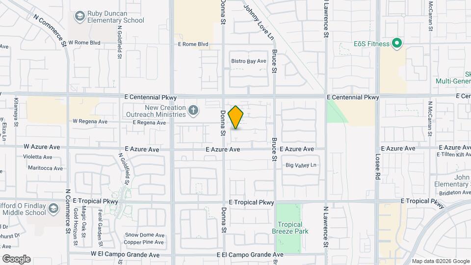 921 Sunny Acres Ave Mapa y Detalles de la Ubicación