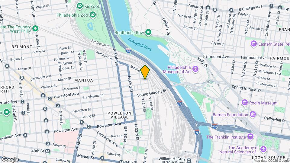 3111 Haverford Ave Mapa y Detalles de la Ubicación