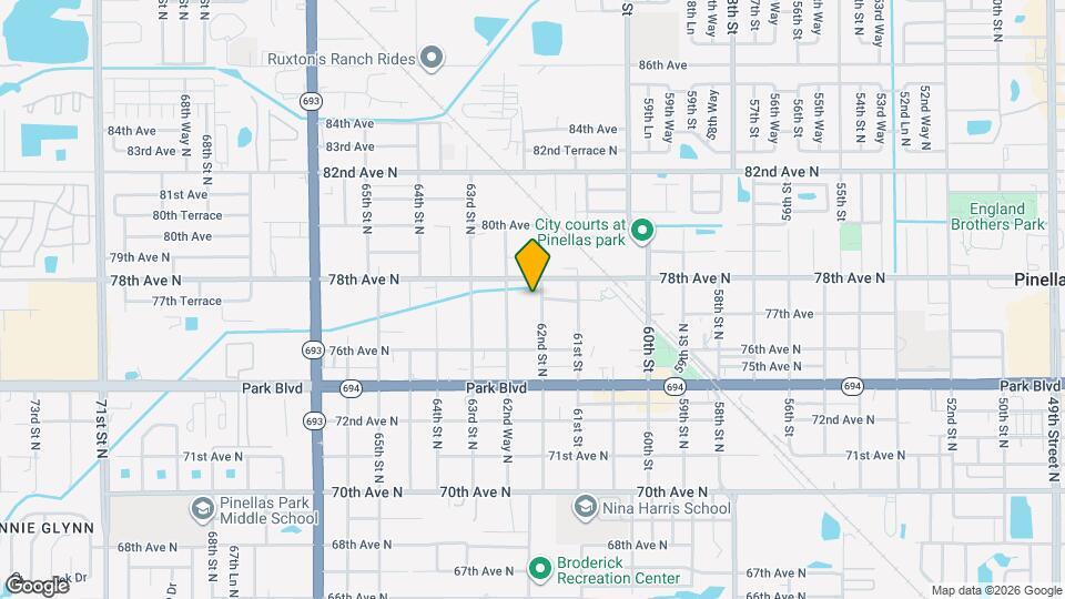 7746 62nd St N, Unit B Map and Location Details