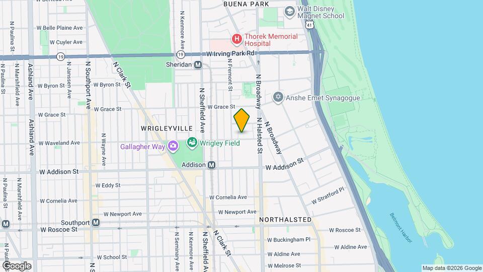 838 W Waveland, Unit S3 Map and Location Details