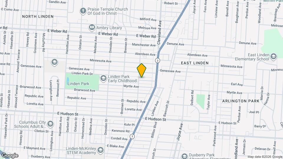 1620 Arlington Ave Map and Location Details