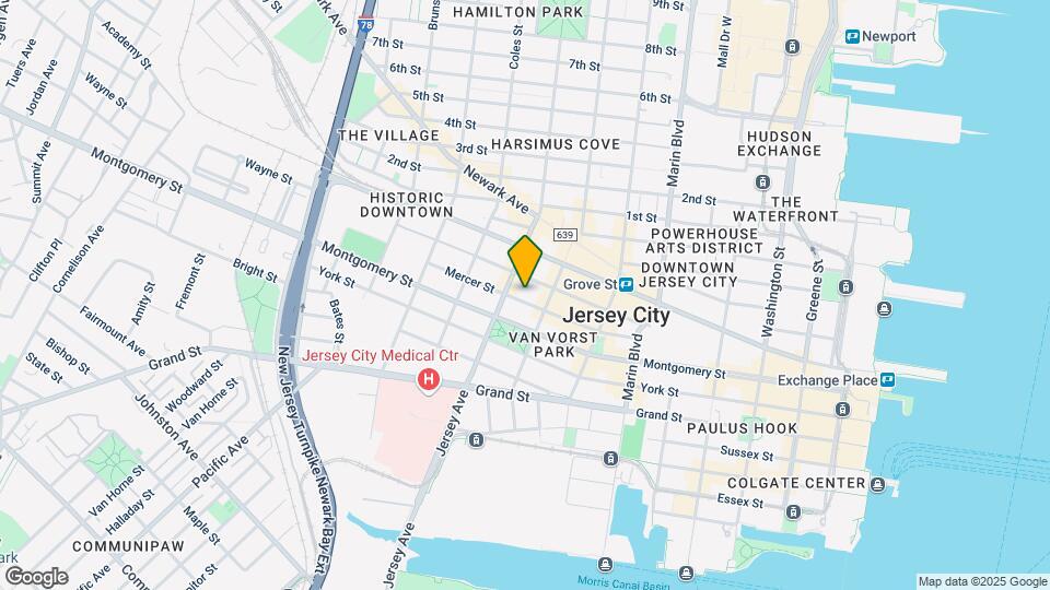 4 Unit Brownstone in Van Vorst Park - Mapa y Detalles de la Ubicación