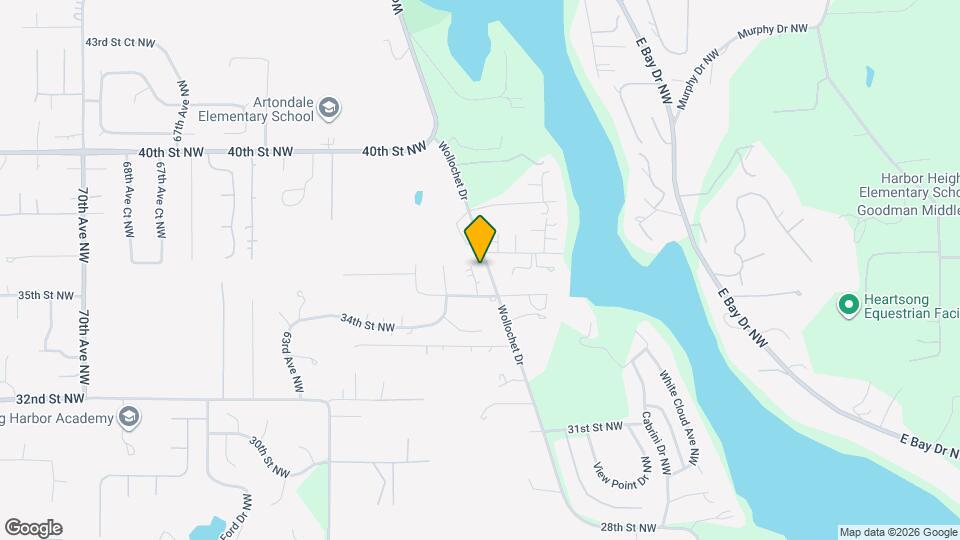 3517 57th Ave NW Mapa y Detalles de la Ubicación