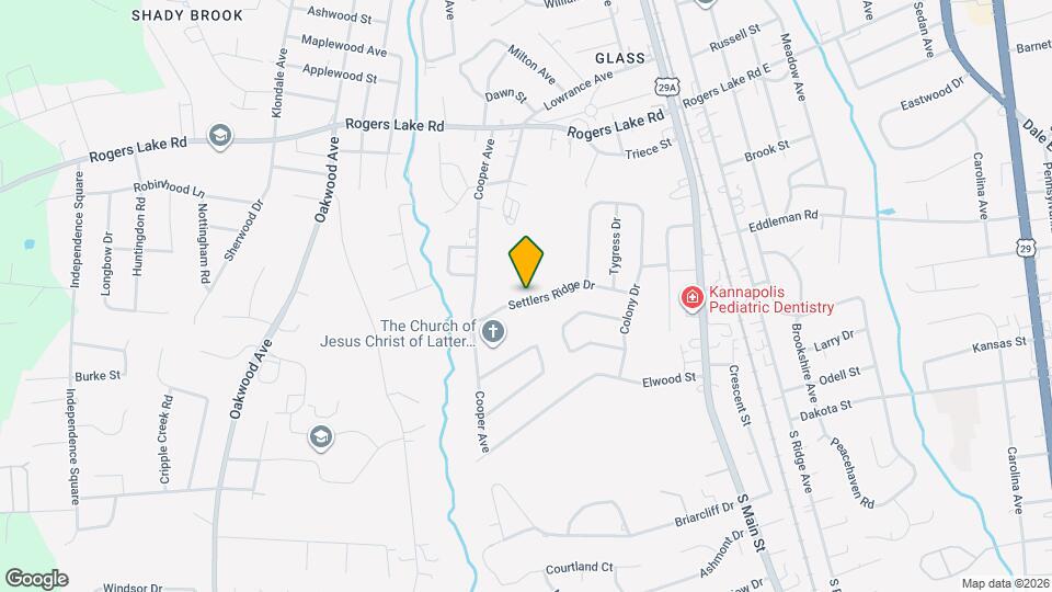 410 Settlers Ridge Dr Map and Location Details
