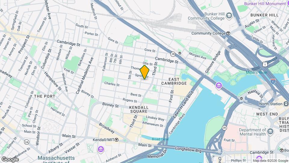 223 Hurley St, Unit B Map and Location Details